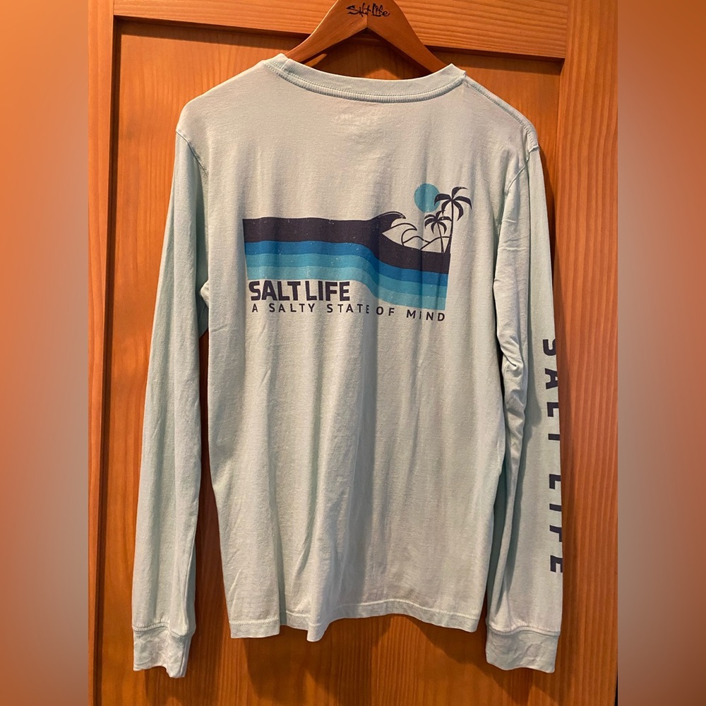 Salt Life Women's Endless Breakers Salt Wash Long Sleeve T-Shirt NWT